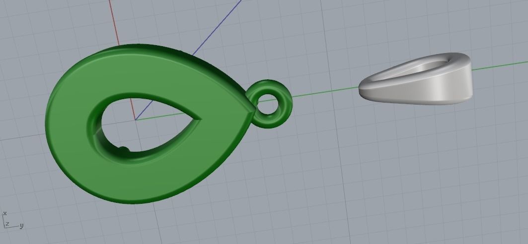 Pendant Model 1139 3D print model_8