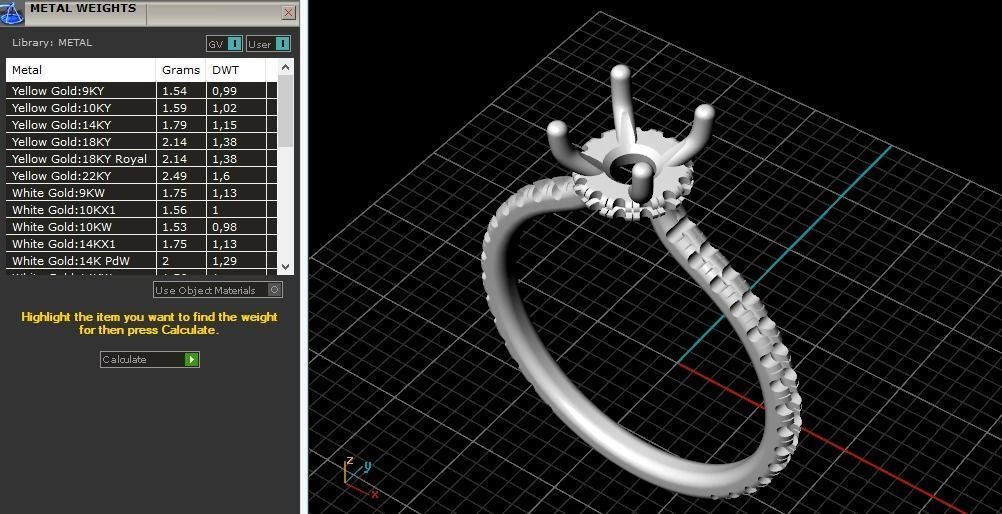 Soliter ring Model 1134 3D print model_2
