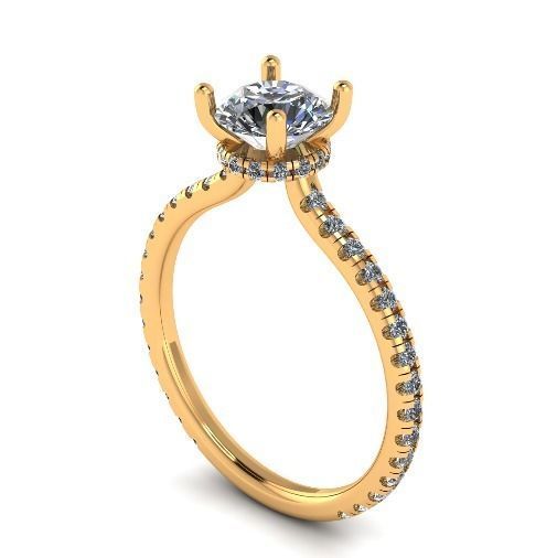 Soliter ring Model 1134 3D print model_1