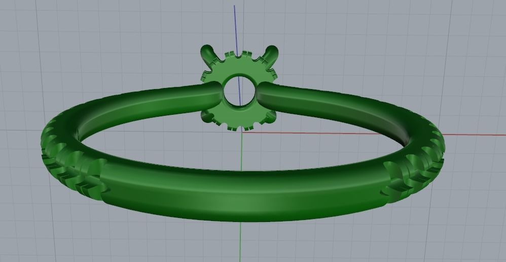 Soliter ring Model 1134 3D print model_8