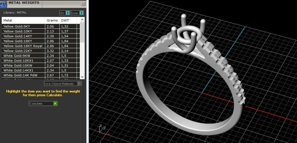 Soliter ring Model 1146 3D print model_2