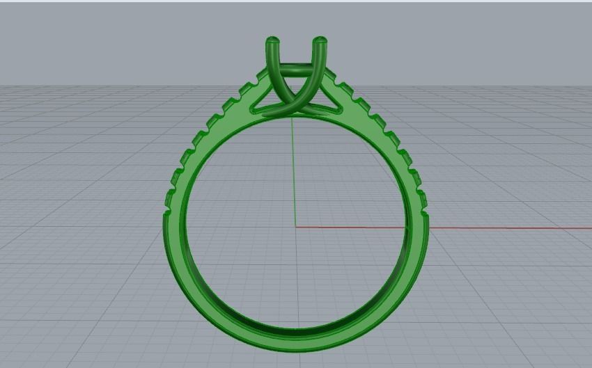 Soliter ring Model 1146 3D print model_6