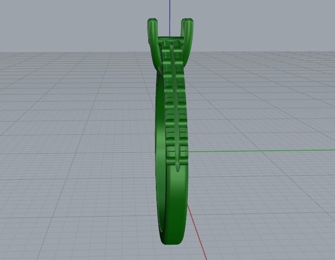 Soliter ring Model 1146 3D print model_7