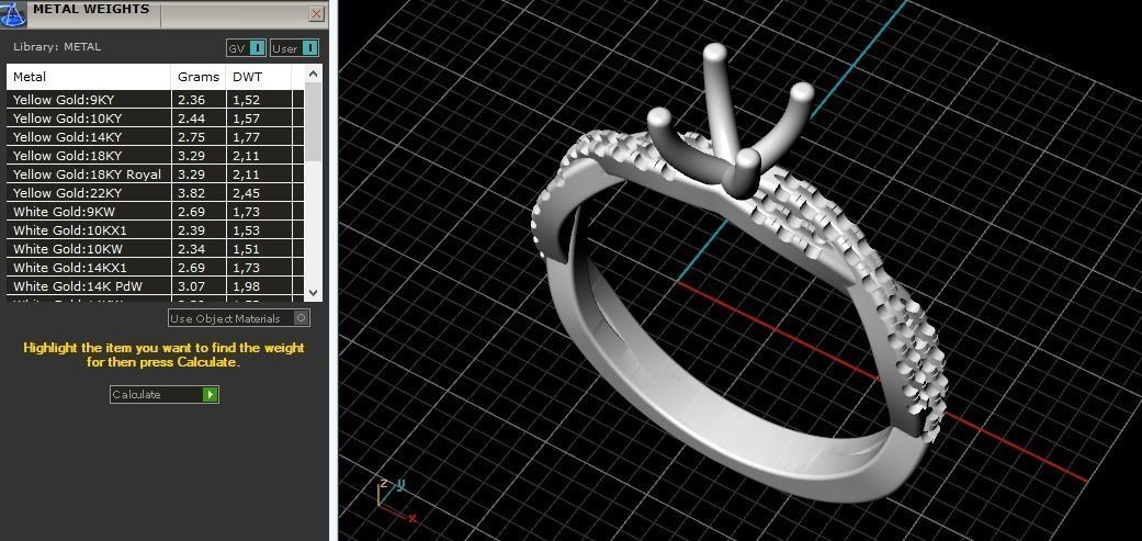 Soliter ring Model 1145 3D print model_2