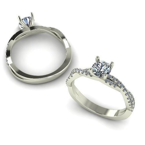 Soliter ring Model 1145 3D print model_1