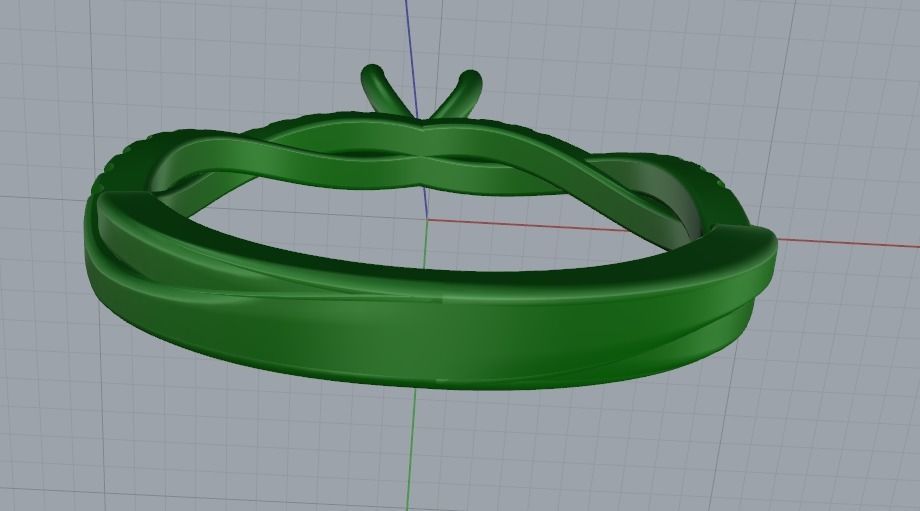 Soliter ring Model 1145 3D print model_8