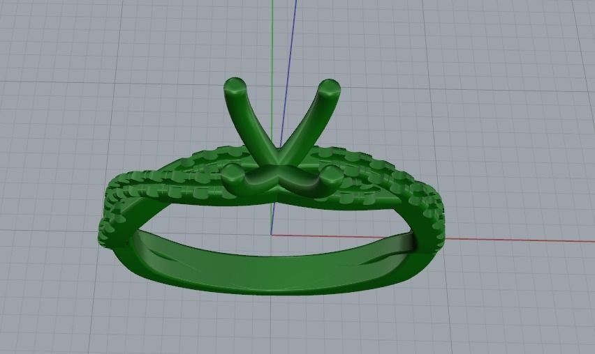Soliter ring Model 1145 3D print model_6