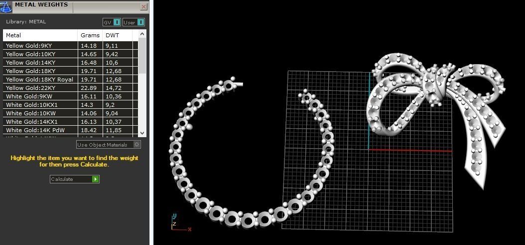 Bow with stones Model 1144 3D print model_2