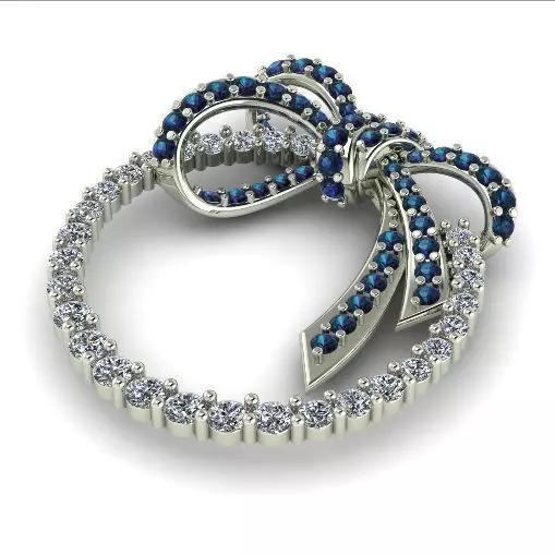 Bow with stones Model 1144 3D print model_0