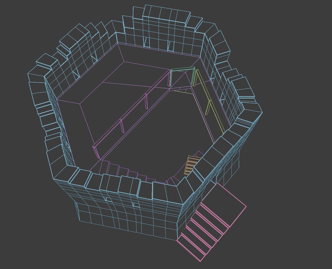 Jaizkibel Tower 3D model_6