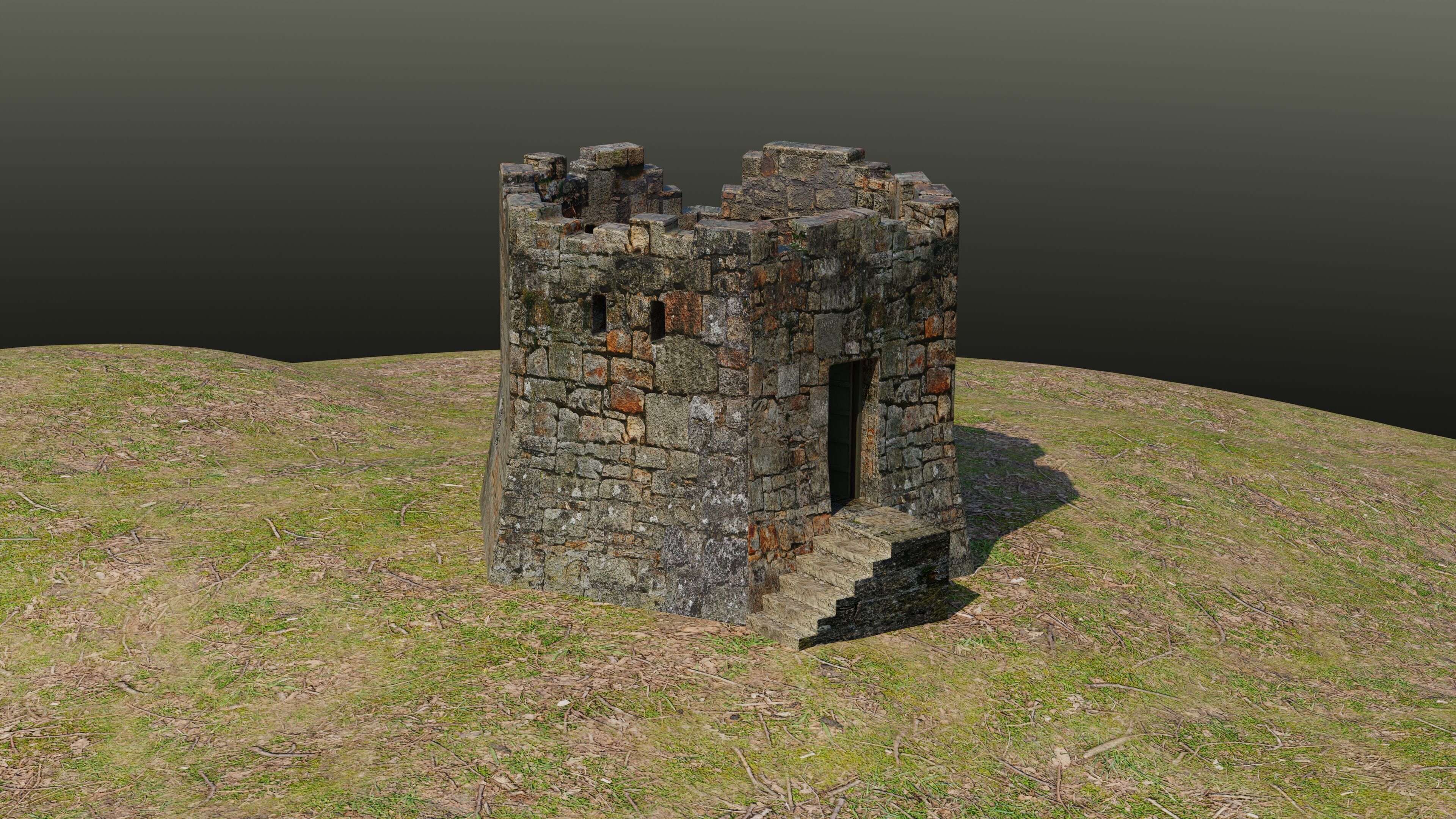 Jaizkibel Tower 3D model_2