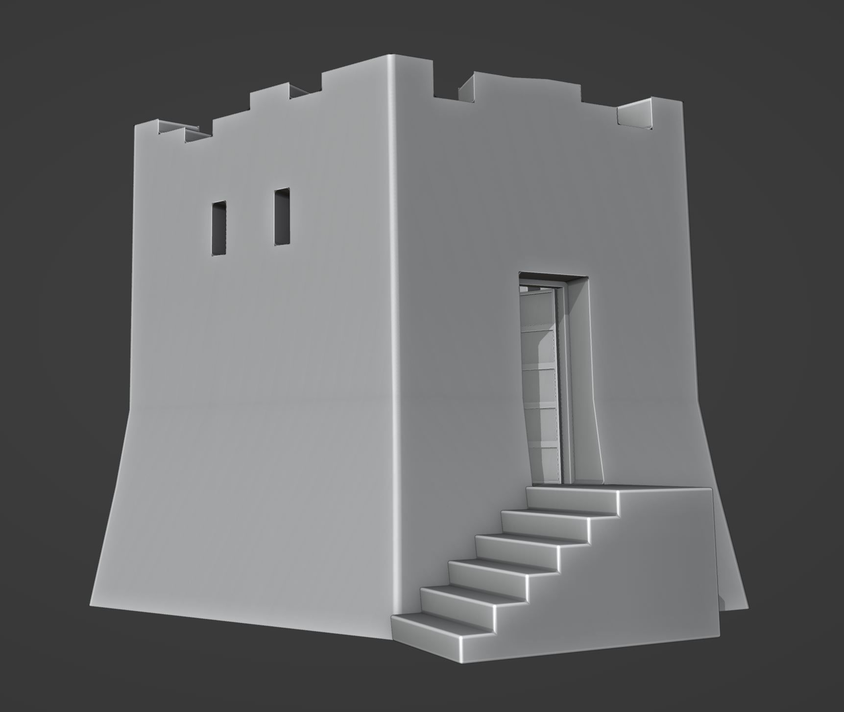 Jaizkibel Tower 3D model_5