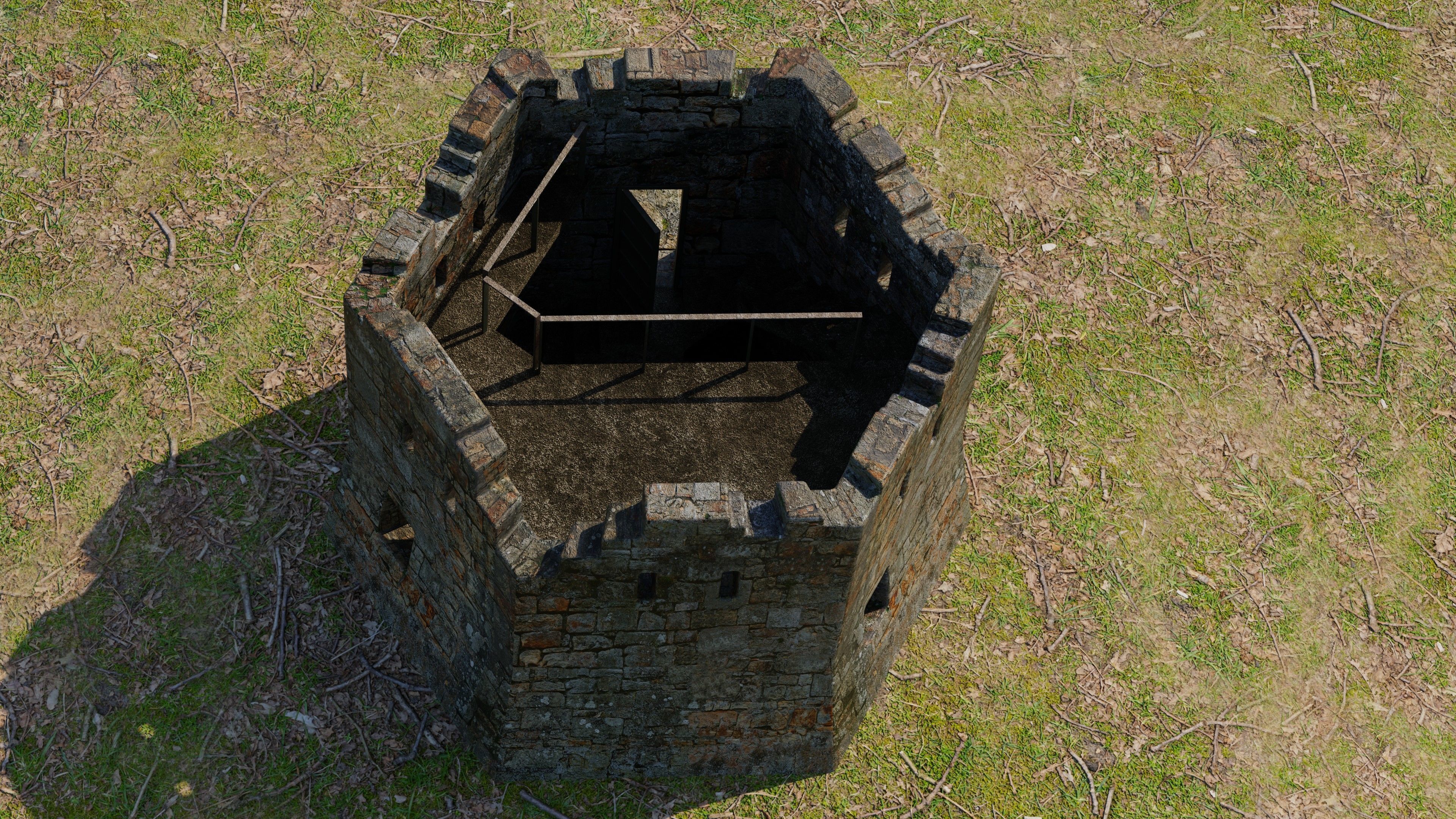 Jaizkibel Tower 3D model_1