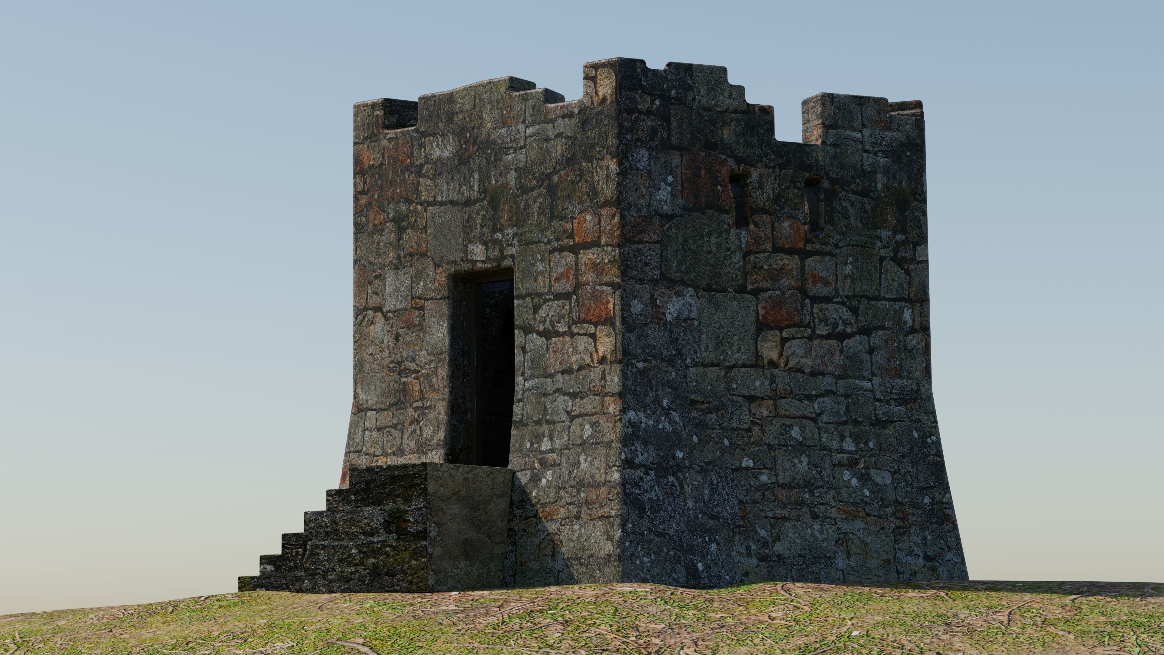 Jaizkibel Tower 3D model_3