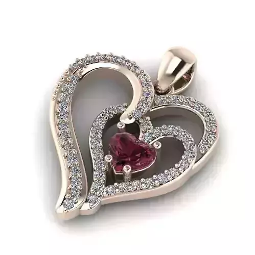 Pendant heart Model 1172
