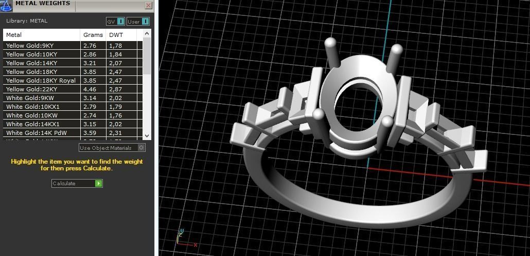Ring Model 1166 3D print model_2