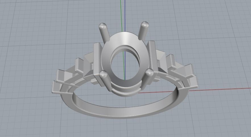 Ring Model 1166 3D print model_6