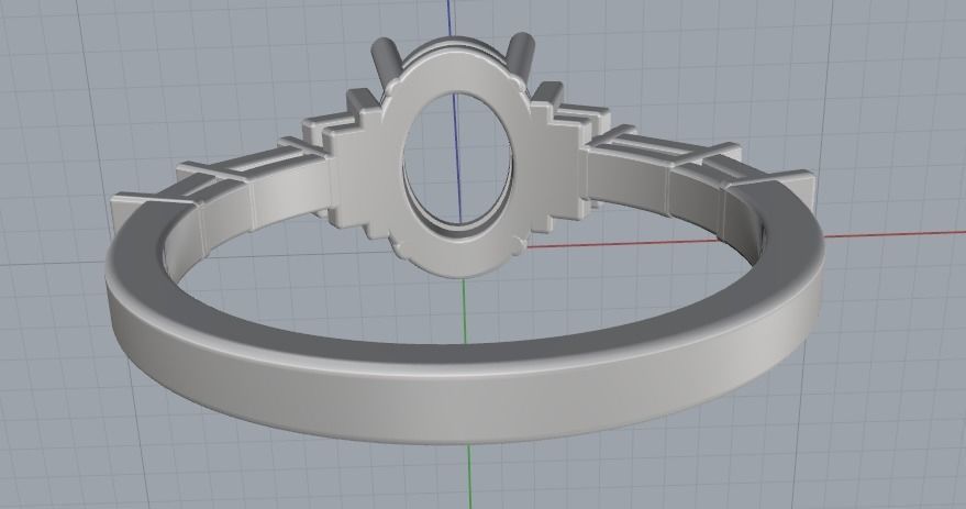 Ring Model 1166 3D print model_8