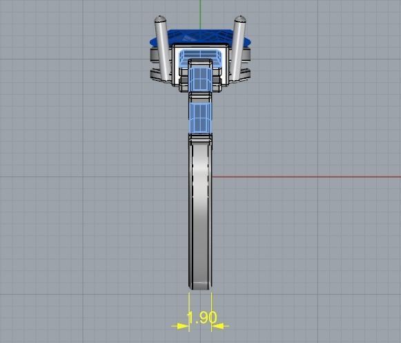 Ring Model 1166 3D print model_5