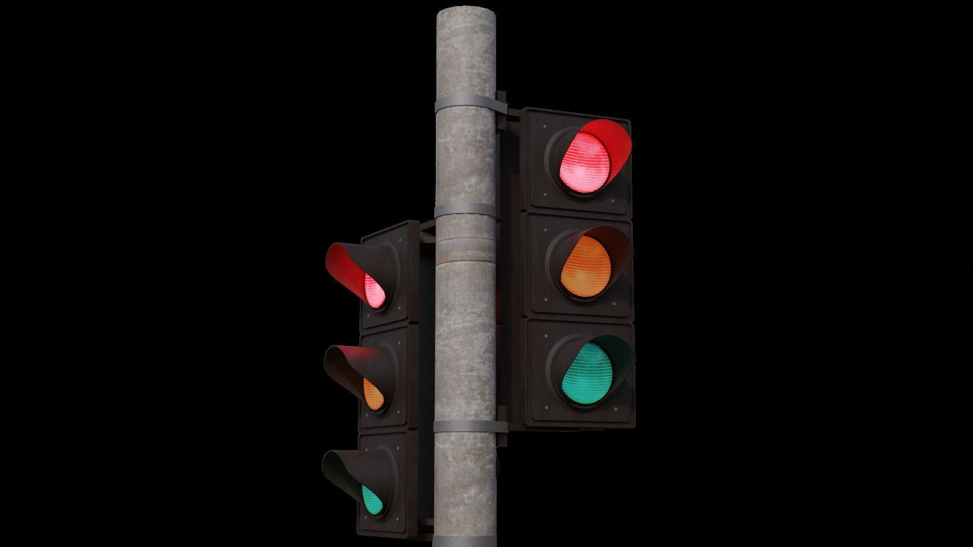 Signs Asset Pack Low-poly 3D model_8