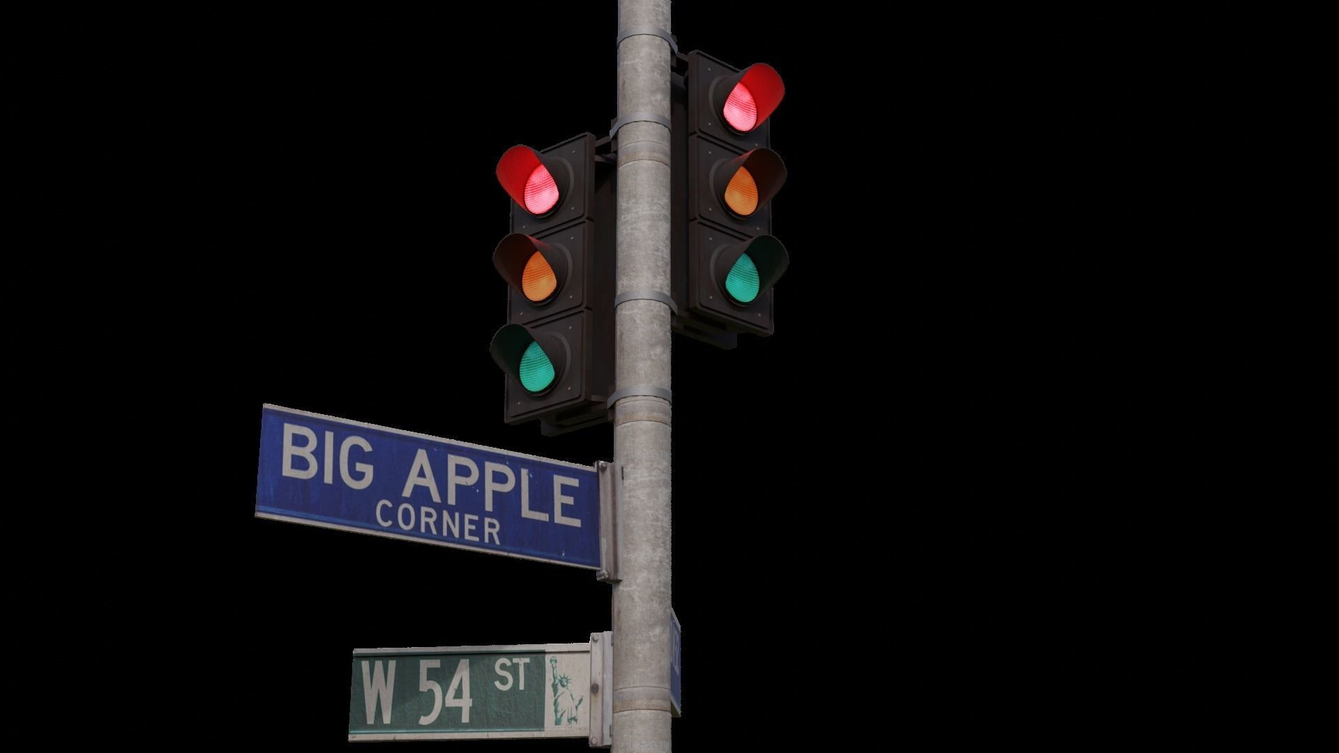 Signs Asset Pack Low-poly 3D model_4