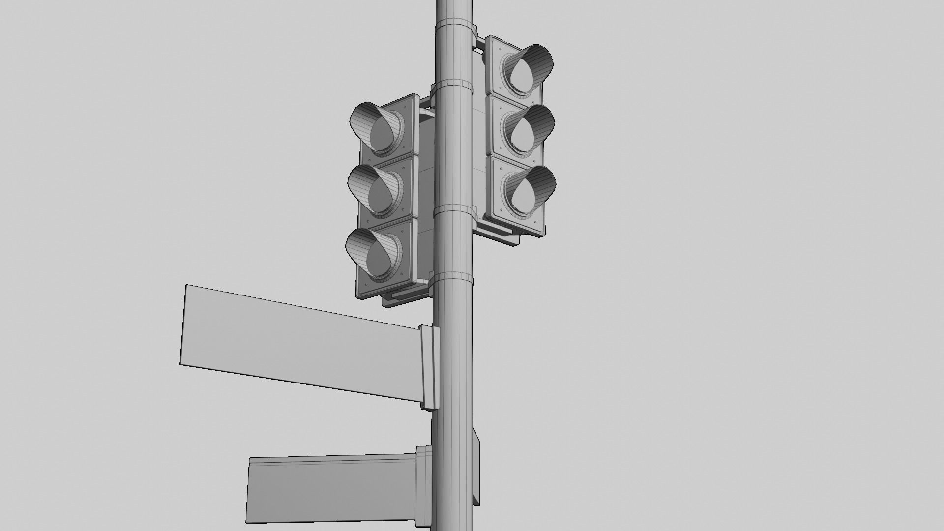 Signs Asset Pack Low-poly 3D model_5