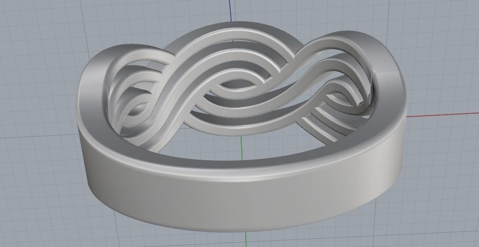 Ring Model 1182 3D print model_8