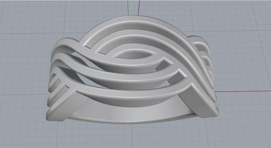 Ring Model 1182 3D print model_5