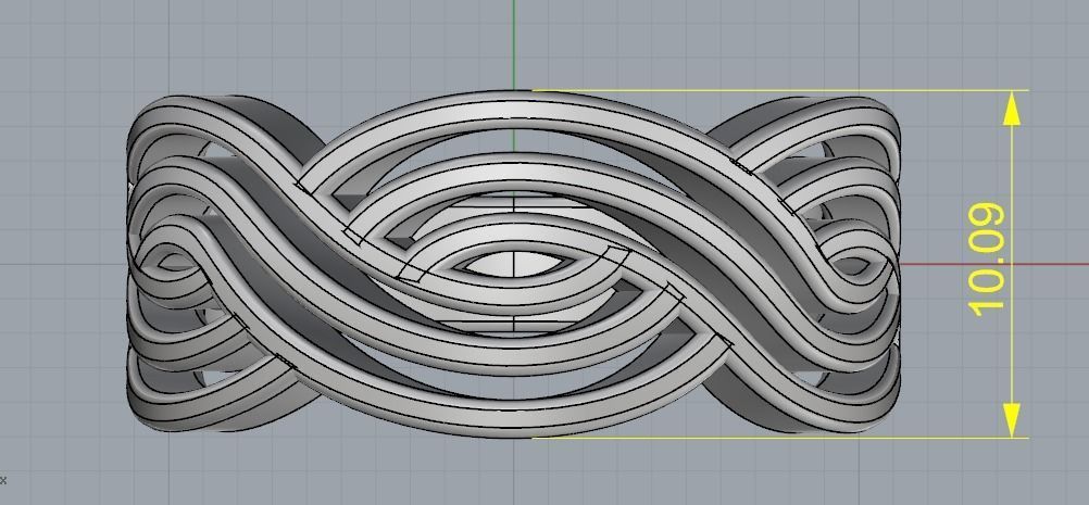 Ring Model 1182 3D print model_4