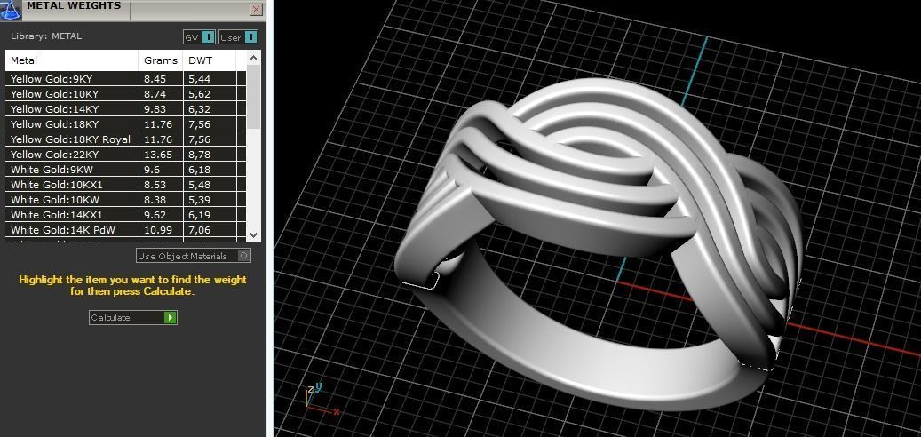 Ring Model 1182 3D print model_2