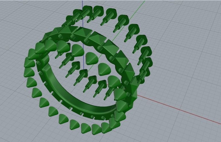 Ring Model 1180 3D print model_6