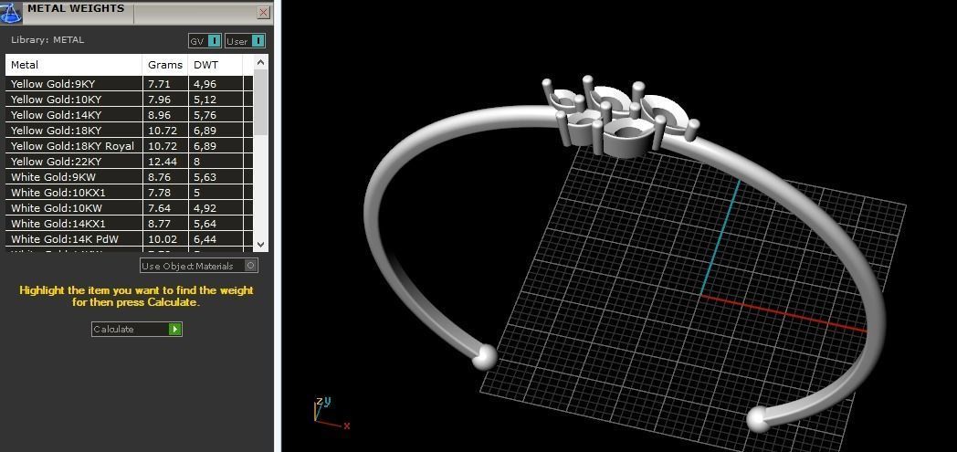 A bracelet Model 1177 3D print model_2