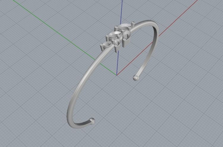 A bracelet Model 1177 3D print model_8