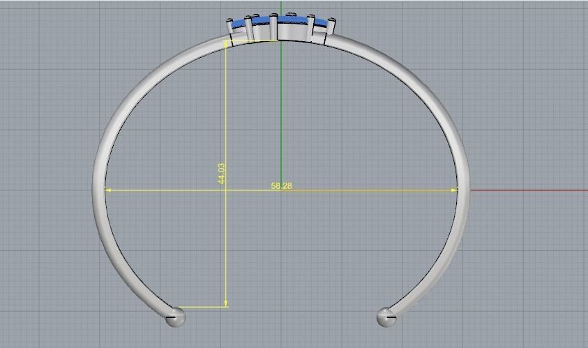 A bracelet Model 1177 3D print model_4