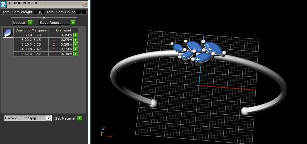 A bracelet Model 1177 3D print model_3