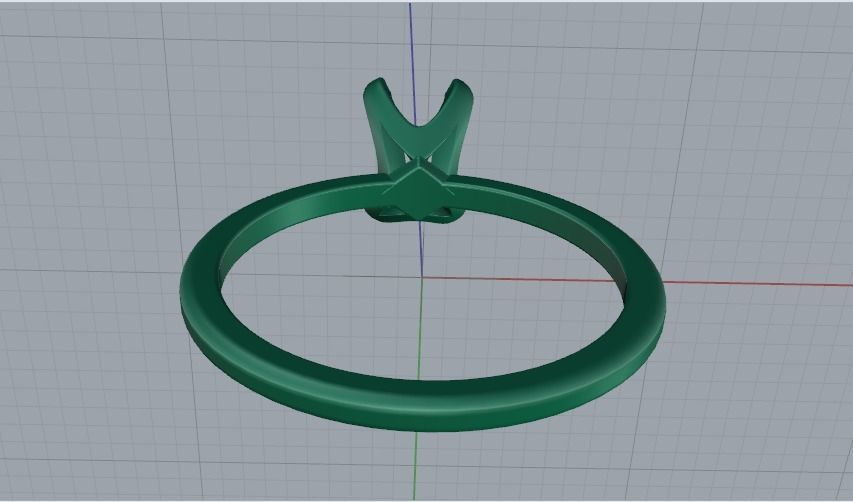 Soliter ring Model 1174 3D print model_7