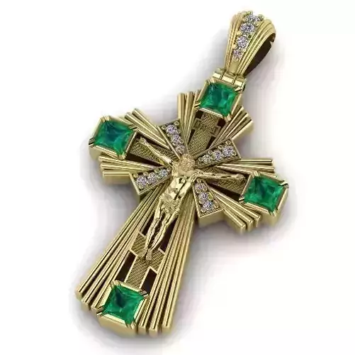 Pendant Jesus on the cross Model 1202