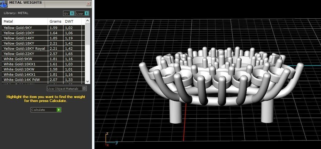 Pendant Model 1199 3D print model_2