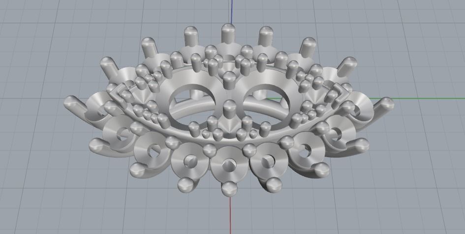 Pendant Model 1199 3D print model_6