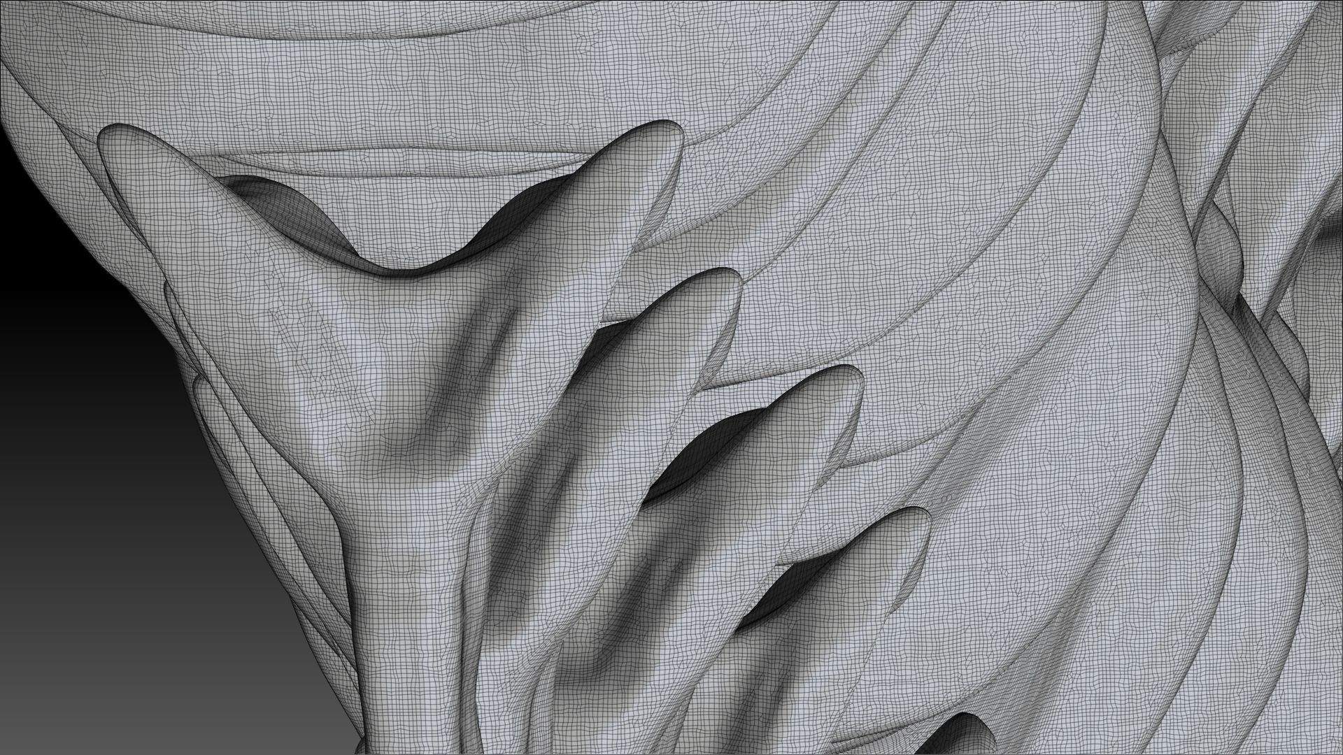 Dinosaur Spinosaurus 2020 version Tail Set Skeletons Sculpt 3D model_15