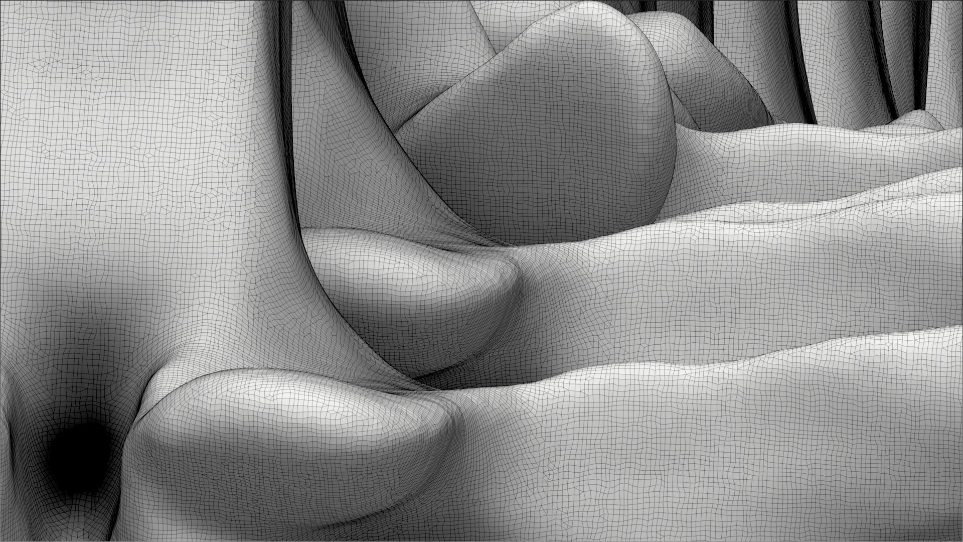 Dinosaur Spinosaurus 2020 version Tail Set Skeletons Sculpt 3D model_14