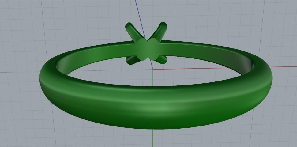 Soliter ring Model 1195 3D print model_8