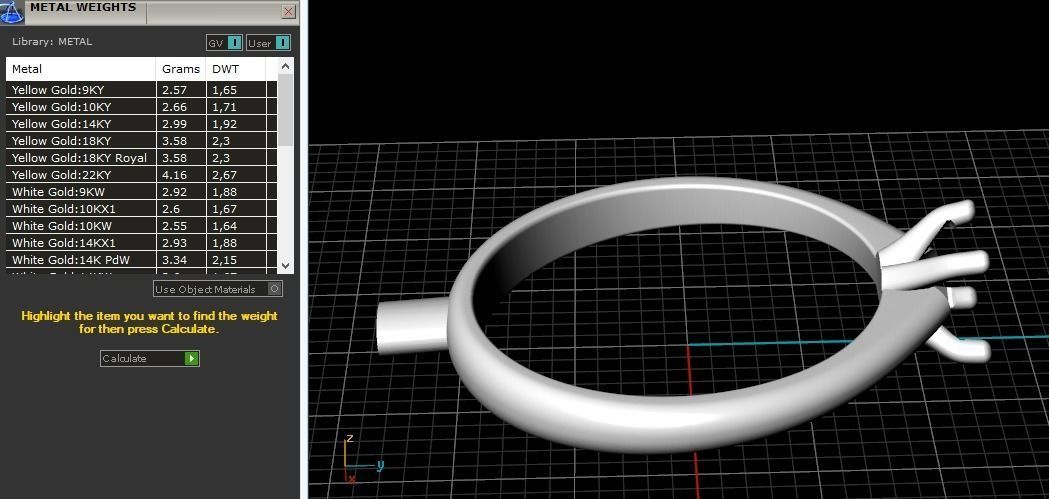 Soliter ring Model 1195 3D print model_2