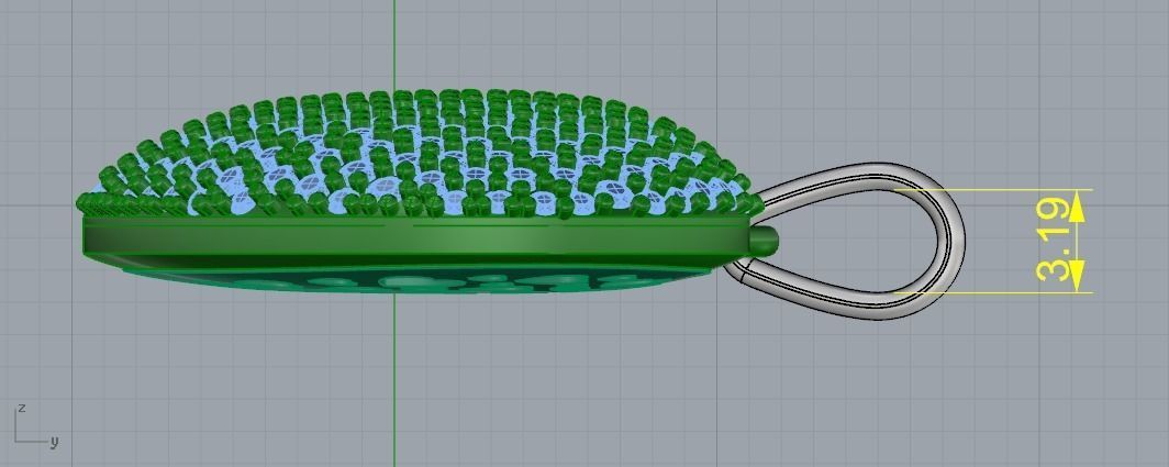 Heart pendant Model 1194 3D print model_4