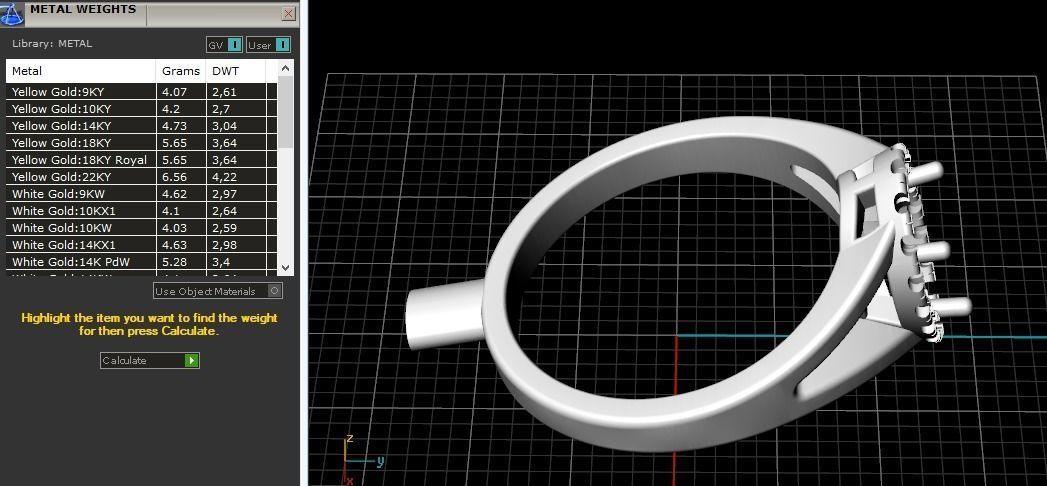 Ring Model 1206 3D print model_2