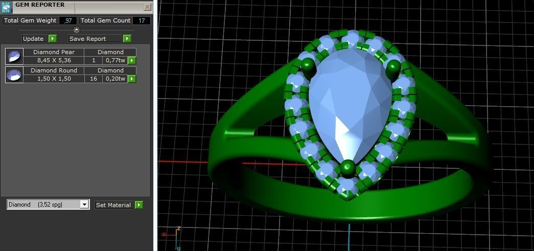 Ring Model 1206 3D print model_3