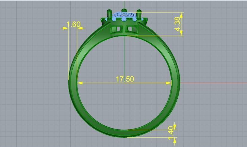 Ring Model 1206 3D print model_4