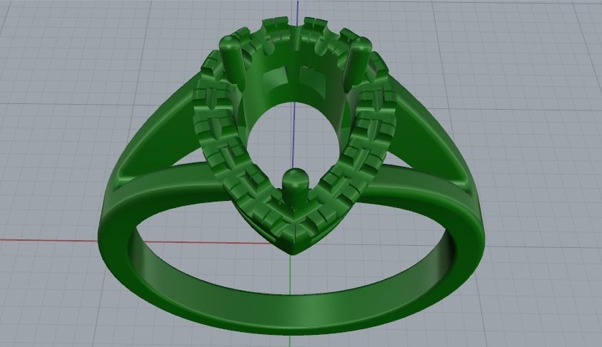 Ring Model 1206 3D print model_7