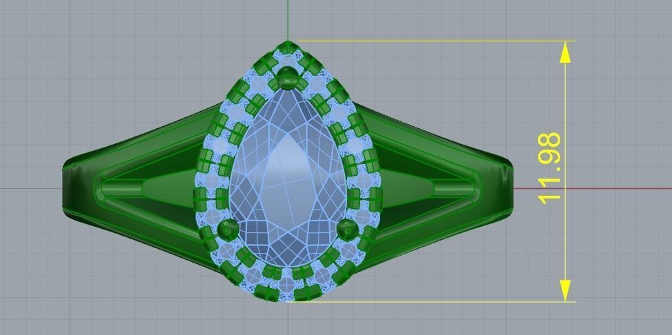 Ring Model 1206 3D print model_5