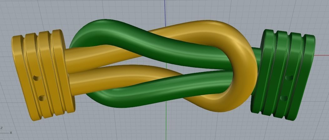 Bracelet insert Model 1205 3D print model_6